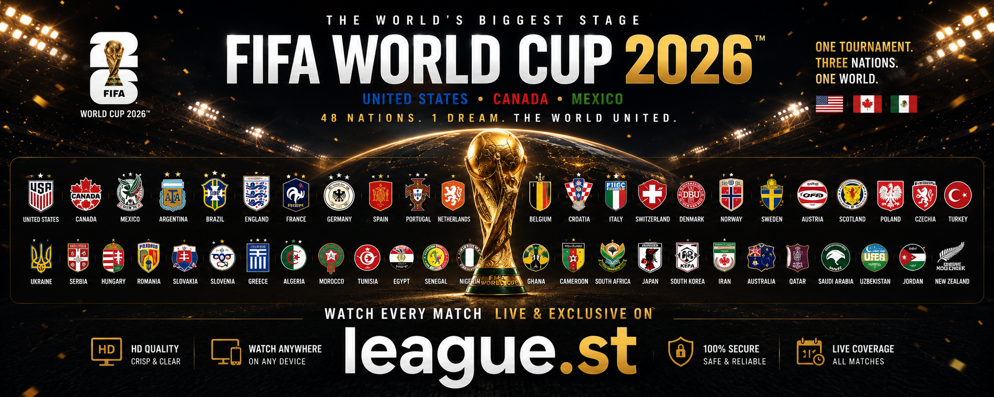 Homepage banner